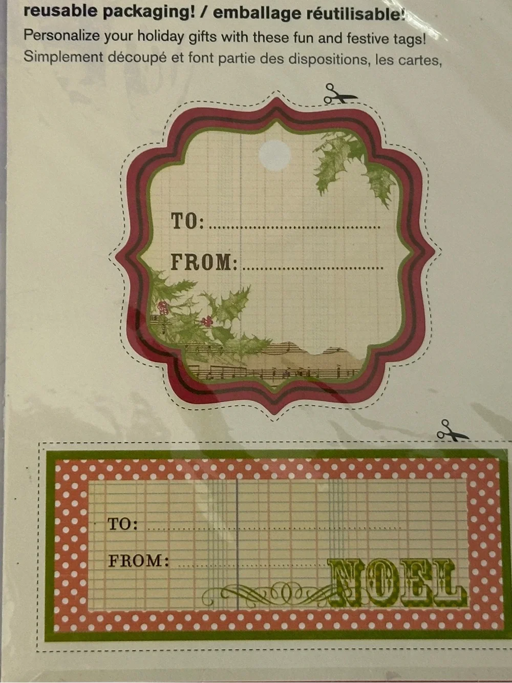 NWT Making Memories Noel Christmas Glitter Bling Icons Stickers Snow Flake Holly